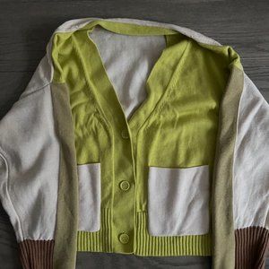 COS Color Block Cardigan